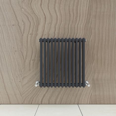 ELEGANT Cast Iron Radiator Horizontal Radiator Traditional Double Column Radiator Rads 600 x 605 mm (1/5)