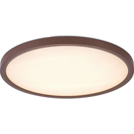 Plafonnier extérieur LED rond IP44 24W 40 cm brun Lautrec Rabalux (1/5)