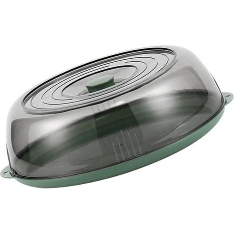 Couvercle alimentaire avec minuteur, anti-mouches pour gâteaux et fromages, couvercle hygiénique pour buffet - Crezuo (1/4)