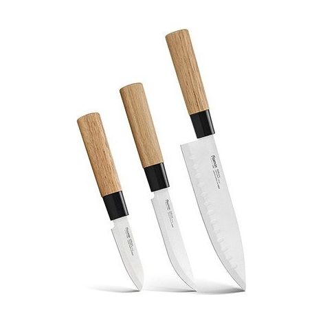 Fissman Fujita Messerset, 3-teilig (20 cm, 13 cm, 9 cm), 420J2 Stahl