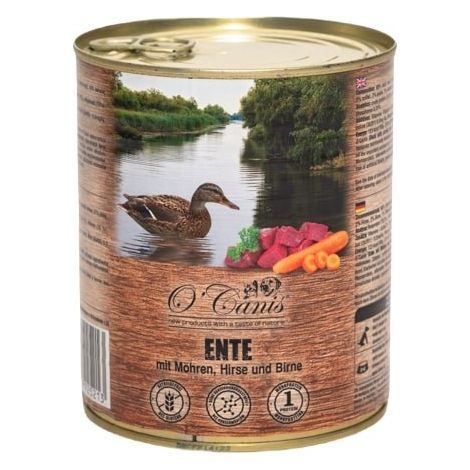 OCanis nourriture en conserve pour chiens Canard prosocarotte 800g (1/2)