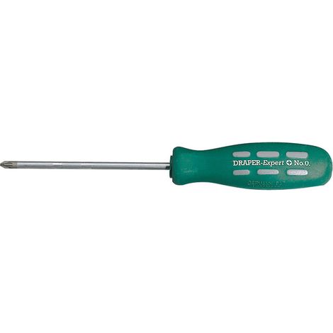 Draper 67861 Draper Expert PZ Type Mechanics Screwdriver, 75mm, No.0 (Sold Loose) (1/5)