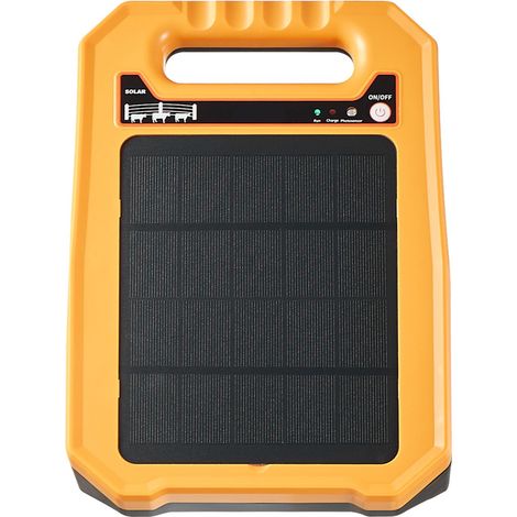 Chargeur de clôture solaire 0,3J, 8 kV, portée 3 km, résistant aux intempéries, 7 jours d'autonomie, pour bétail, volaille et jardin. (1/5)
