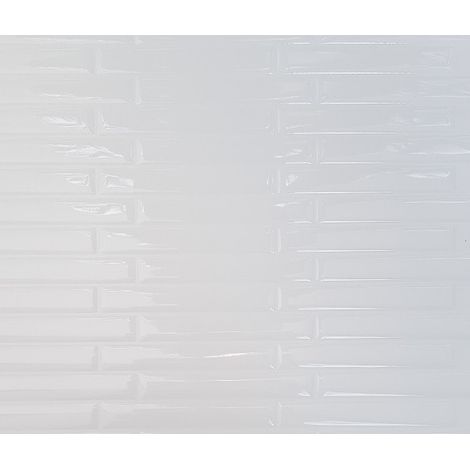 3D-Klebefliesen, Weiß, Listel - Access Deco