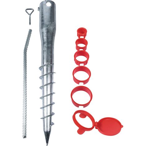 Meister Eindrehbodenhülsen-Set 8-teilig - Ø 65 mm x 565 mm - Für Rohre mit Ø 26 - 64 mm - Mit 5 Reduzierhülsen (1/3)