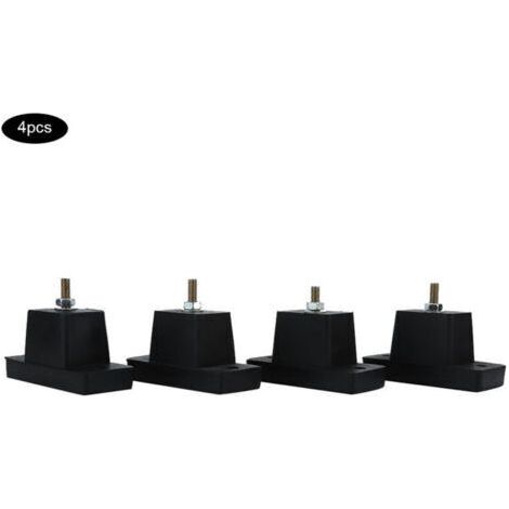 Vtikikl 4-piece set of shock absorber pads for air conditioners – anti-vibration external mounting – durable mounting accessories--DTEKGAZ