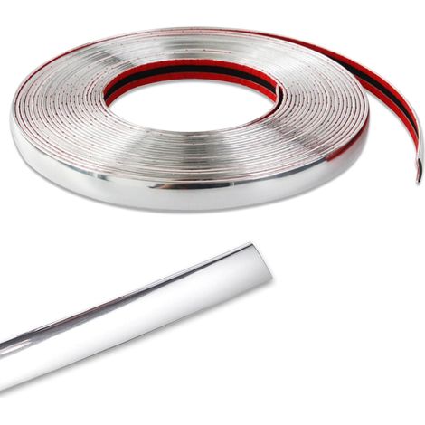 Wasserfeste und kratzfeste dekorative Seitentürleiste mit Klebstoff (10 mm x 15 m) (1/5)