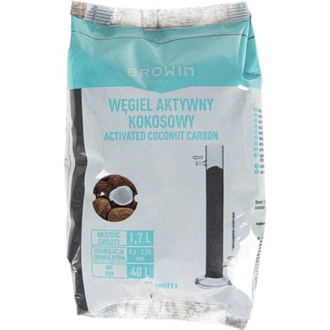 Carbone attivo di cocco 0,86 kg per 40 l Brownin