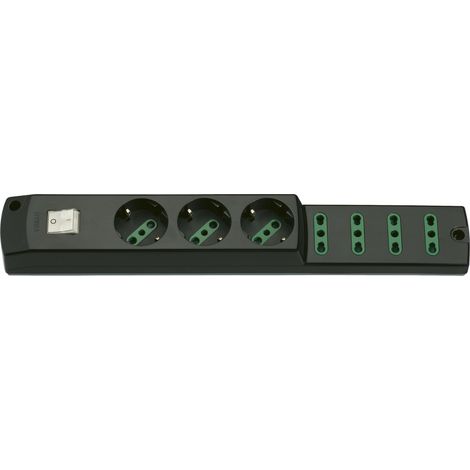 VIMAR - 00425.NC Presa mult. 3P30+4P17/11+int. nero
