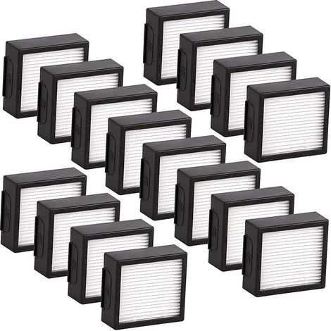 (16 unidades) Filtro HEPA de repuesto Combo J9+ compatible con el robot aspirador iRobot Roomba Combo J7+ plus/Combo J9+/Combo 1 (1/5)