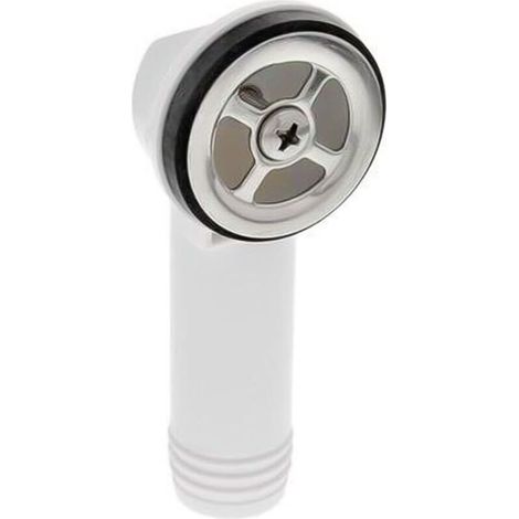 Lntyq Tuyaux de trop-plein pour lavabo, tête de trop-plein pour lavabo de cuisine - Joint de conversion rond