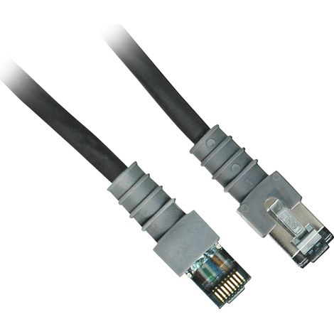 PCI6-DPF/66 PatchSee câble RJ45 catégorie 6a F/UTP (20 mètres) - Cordon ethernet blindé avec système de repérage lumineux