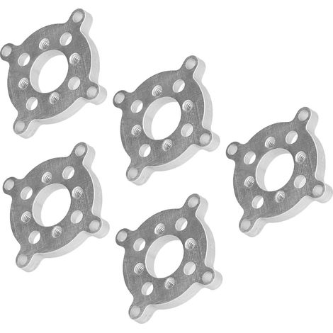 5er-Set Radnabenadapter-Distanzstücke aus robotergestützter Aluminiumlegierung, Befestigungszubehör 3206‑0016‑0004 (1/5)