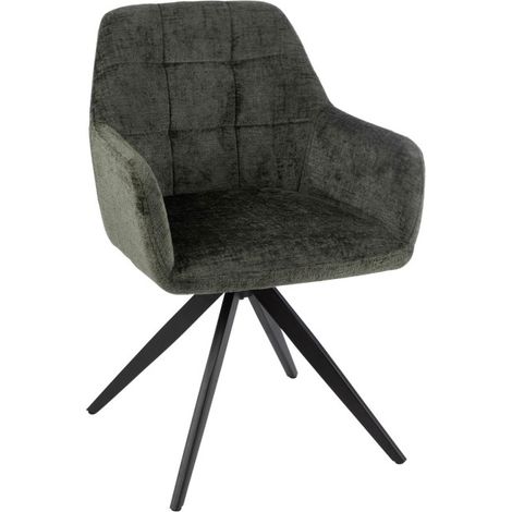 Chaise Design "Louna" 85cm Vert (1/5)