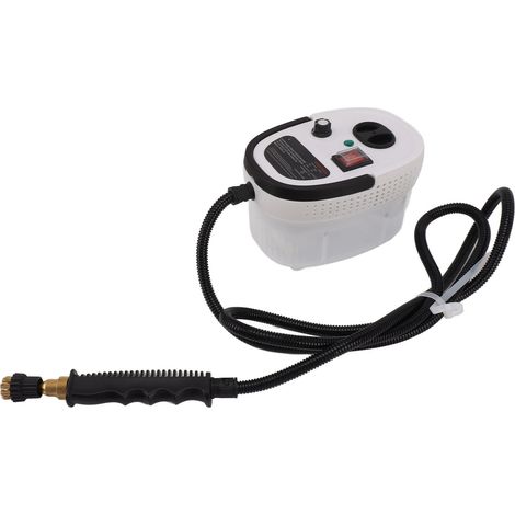 Nettoyeur vapeur blanc 2500 W pour éliminer la saleté, la crasse et la graisse. Haute pression, température et chauffe rapide. Idéal pour la cuisine, la voiture et la salle de bain. Prise UE 220 V. (1/5)