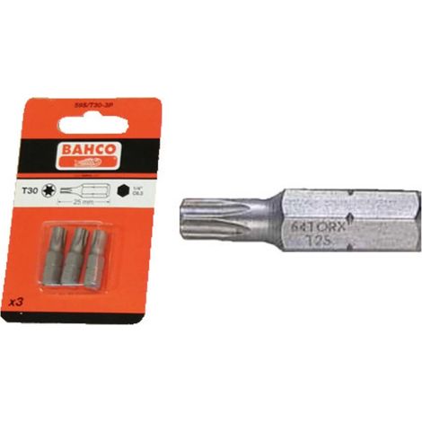 BAHCO POINTE TORX T30 3P 1/459 S/T-30x2559S/T
