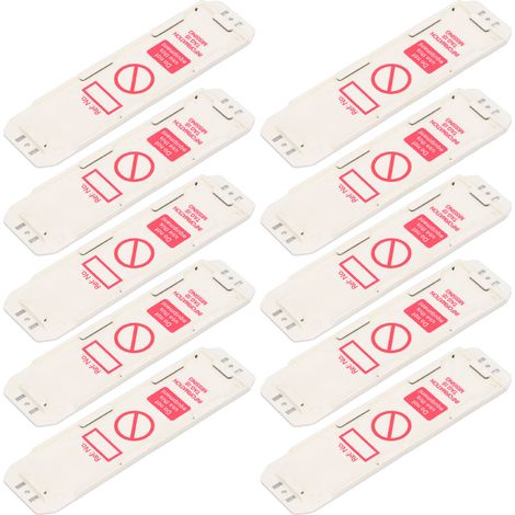 Lot de 10 porte-état échafaudage en ABS pour tags inspection sécurité ne pas utiliser supports Scafftag (1/5)