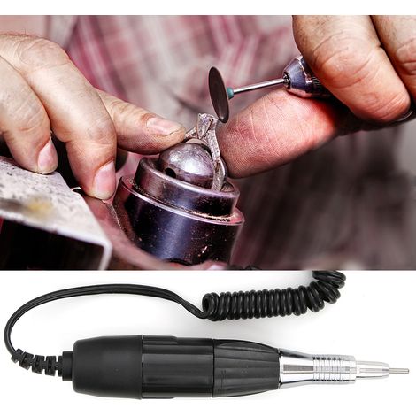 Elektrisches Mikromotor-Handstück für zahntechnische Labore, elektrischer Nagelbohrer zum Polieren, 35000 U/min (1/5)