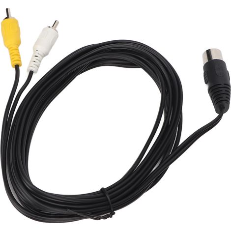 Câble Audio DIN 8 Broches Mâle vers 2 RCA Mâle pour Systèmes Hi-Fi Vintage, Longueur 3 mètres (1/5)