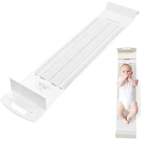 Tapis de Mesure pour Bébés, Règle de Croissance Bébé Infantomètre, Pliable et Lavable, pour les Nouveau-nés, Tout-Petit, Nourrisson (1/5)