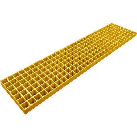 Gradini per scale industriali realizzati in grigliato FRP 270×1200×38mm resistente alla corrosione (1/4)