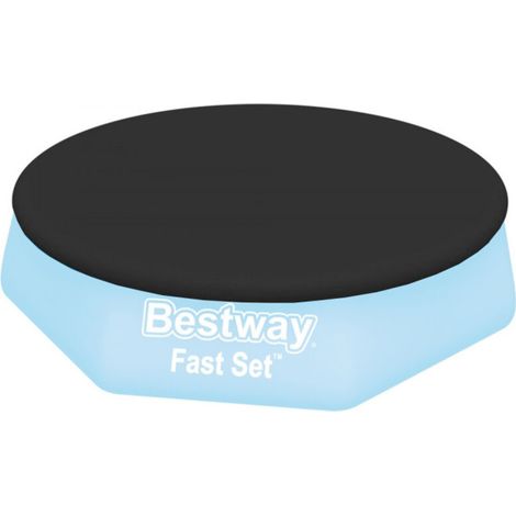 Bestway – Bâche de piscine 244 cm – PE résistant – Installation facile avec cordon de serrage – Compatible piscines universelles – 58032 (1/5)