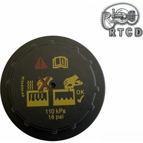 9C34-8101-AA 9C3Z8101B Land Rover Range Rover Kühlerdeckel, kompatibel mit Ford, Land Rover und Opel. (1/5)