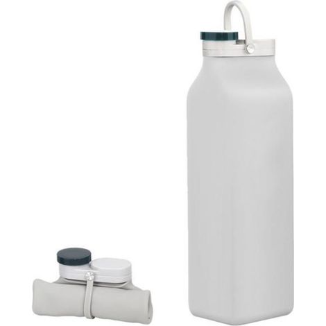 Bouteille deau pliable en silicone de 600 ml pour une utilisation en extrieur de qualit alimentaire portable pliable (1/4)