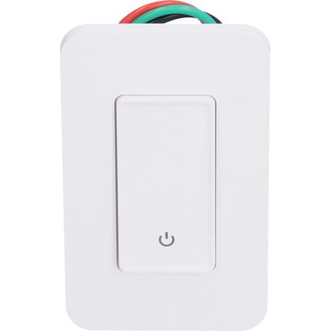 Intelligenter WLAN-Lichtschalter, kompatibel mit der Smart Life/Tuya App für Heimwerkerprojekte, Weiß, 120 V (1/5)