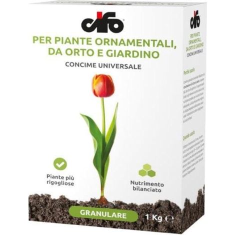Concime granulare cifo universale 1kg per piante ornamentali - 110802