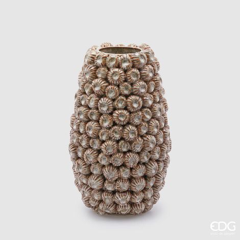 EDG Enzo De Gasperi Vaso Ricciomare H 38 Cm D 23 Cm Ceramica Waterproof Sand (1/3)
