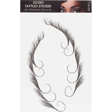 Wasserfester Haaransatz-Aufkleber für Frauen, natürliches Haaransatz-Tattoo, ED-11-Aufkleber (1/5)