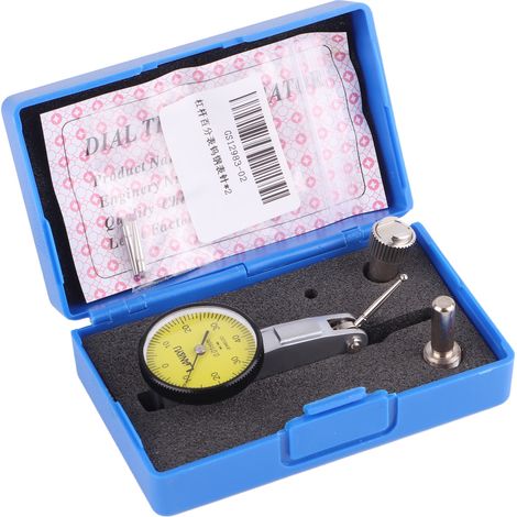 0‑40‑0 0.01mm Precision Metric Dovetail Rails Dial Test Indicator with 2 Ruby Probes (1/5)