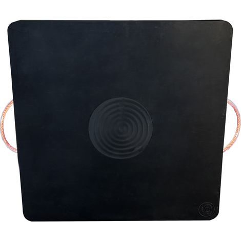 Plaques de calage pour grues 80x80 ép. 6 cm pour pieds stabilisateurs de grue – Plaque d’appui pour pieds stabilisateurs 800x800x60 mm, Bases stables pour machines, plateformes et grues (1/4)