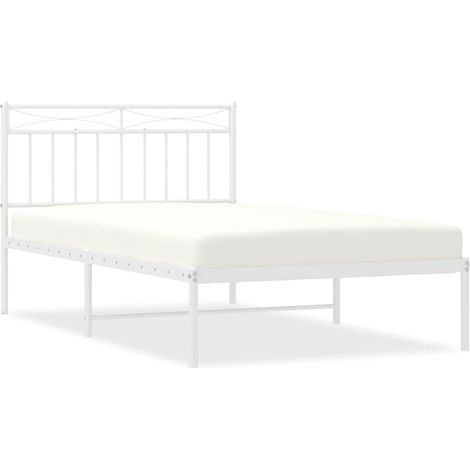 Maison Exclusive - Estructura cama sin colchón con cabecero metal (1/5)