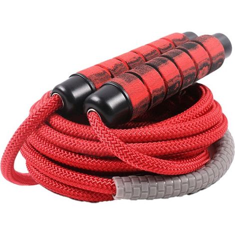 Springtouw - Verstelbare lengte - 360° rotatie voor prestaties zonder in de knoop te raken - Fitnessoefening - Unisex - 3 meter touw - Geschikt voor aerobe oefeningen, duurtraining, springvaardigheids (1/5)