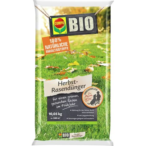 COMPO BIO Herbstrasen-Dünger 10,05 kg für 200 m2