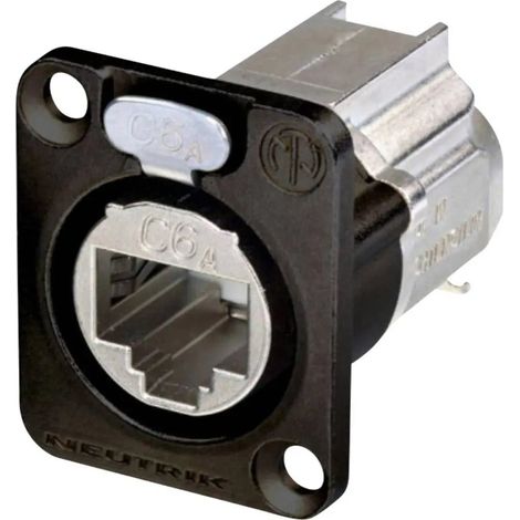 [NEUWERTIG] B-Ware Neutrik Buchse Steckverbinder Datensteckverbinder Rj45 Ether Con D Serie Schwarz (1/2)
