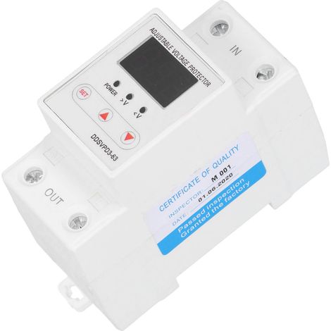 DDSVPD3‑63 Einstellbares, selbstwiederherstellendes, automatisches Rücksetz-Spannungsschutzgerät 220V63A (1/5)