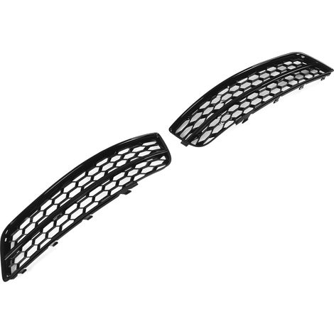 Ensemble de 2 baguettes de finition noir brillant pour grille de feux antibrouillard avant, référence 8P0807682J, compatible avec Audi A3 8P 2009-2013 (1/5)
