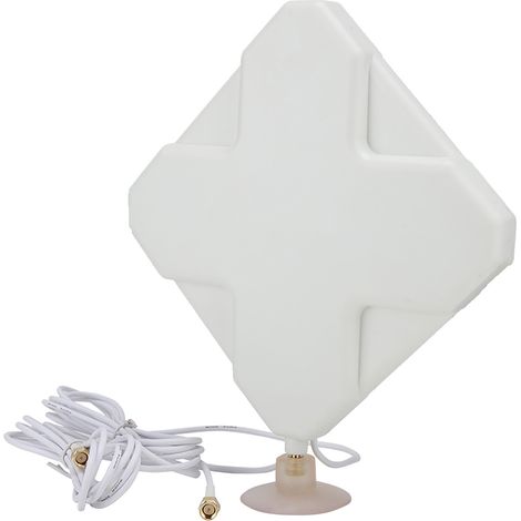 Amplificateur de signal à large bande pour antenne avec interface SMA, amplificateur d'antenne à gain élevé de 35 dBi (1/5)