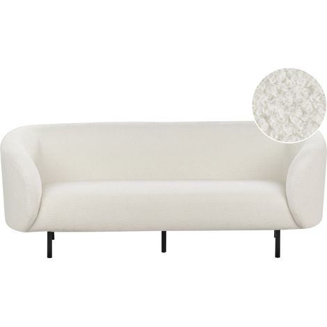 Sofa 3-Sitzer LOEN Bouclé Weiß (1/5)