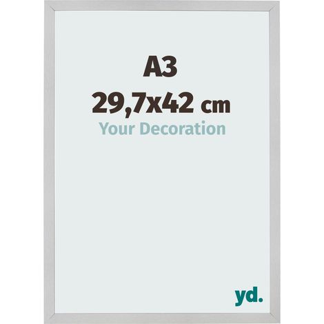 yd. - Cadre photo A3 29.7x42 - Acier Inoxydable - MDF - Bologna (1/5)