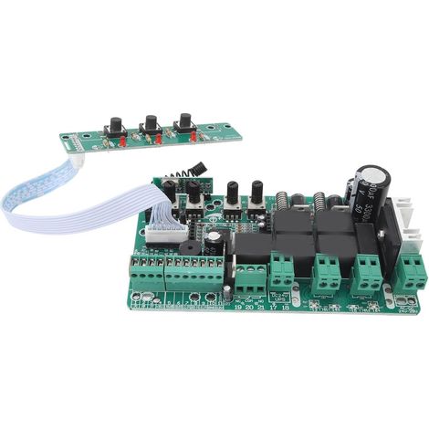 Carte de Commande électronique d'ouvre-Porte, Circuit imprimé d'ouverture de Porte, Arrêt Automatique DC 24 V Anti-interférence pour Moteur de Portail Coulissant (220V) (1/5)