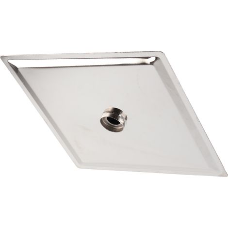 Pommeau de douche en acier inoxydable 201, 20 cm (8 pouces), effet pluie haute pression, pour salle de bain (1/5)