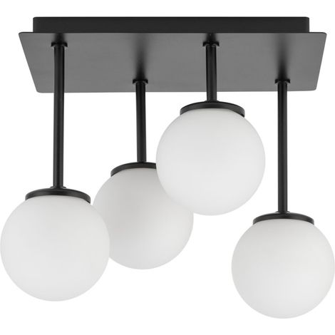 Plafonnier moderne Tulia boules 4xG9 noir/blanc Sigma (1/4)