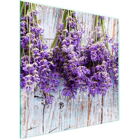 GLASSCHUTZPLATTE FÜR HERD 50x52 LAVENDEL (1/5)
