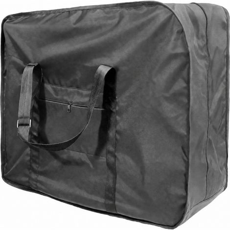 Sacoche de vélo pliable, taille S, étui de rangement portable et léger pour vélo, noir, 51 cm (20 pouces) (1/5)