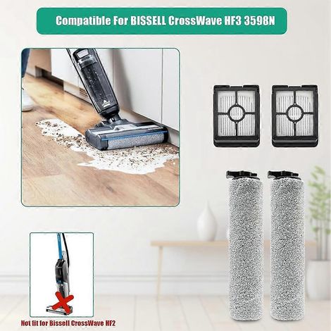 Hauptwalzenbürste HEPA-Filter für CrossWave HF3 3598N Nass Staubsauger Ersatzteile() (1/4)