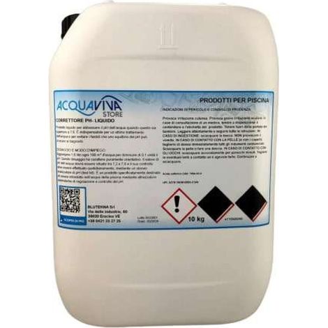 Correttore ph meno piscina liquido 10 litri